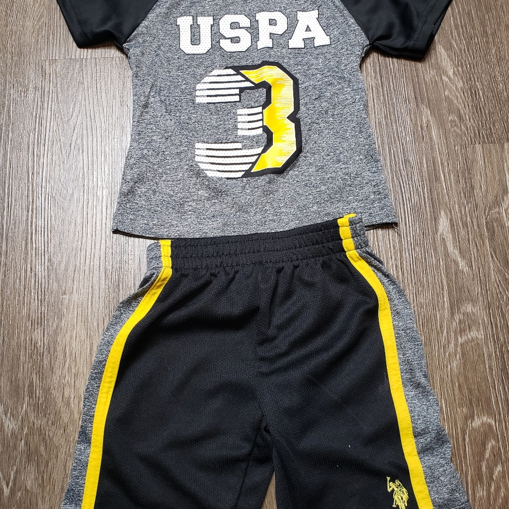 US Polo Assn Boys Shorts Set